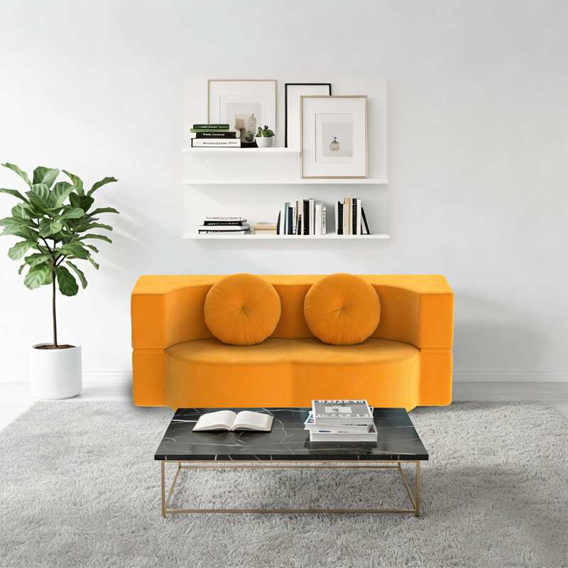 Canapé-lit Modern, Jaune