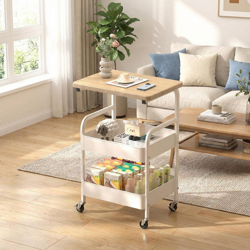 43cm W Steel Storage Rack, Silver
