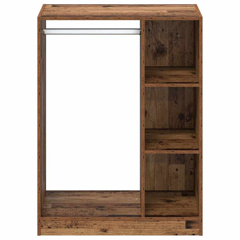Wardrobe 77X48x102 Cm Engineered Wood, Old Wood