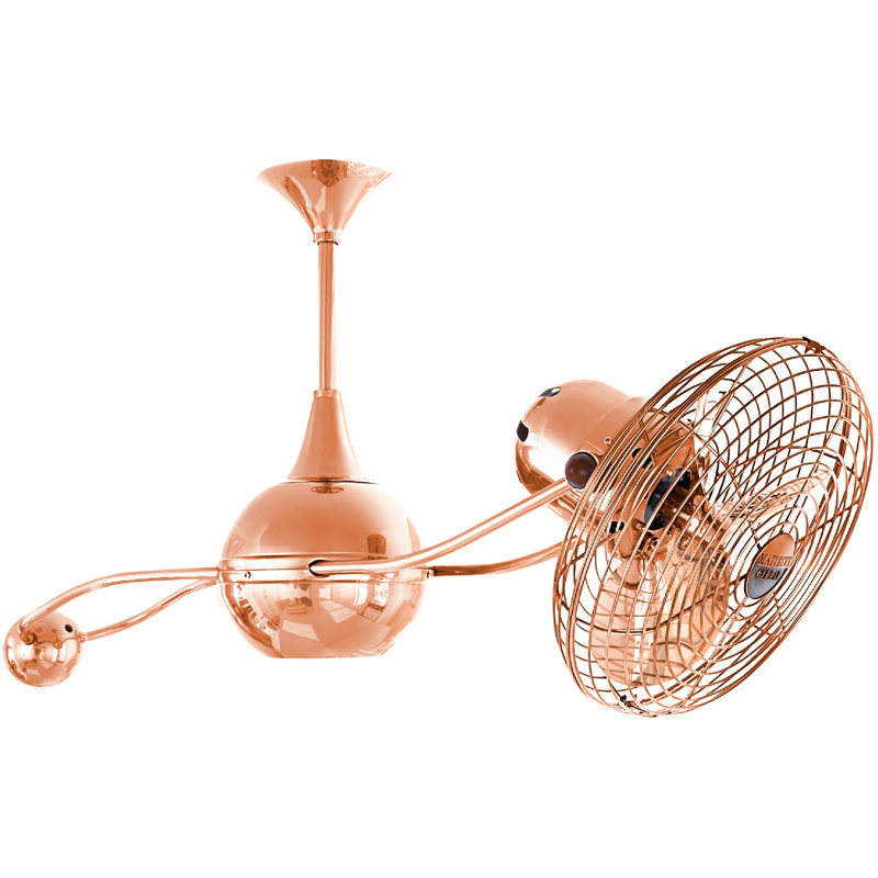 40" Brisa 2000 3 Blade Ceiling Fan, Polished Copper