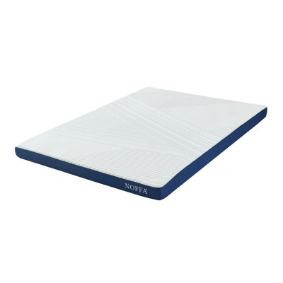 4 Inch Twin Size Memory Foam Mattress Topper, with Removable Zippered Cover Skin-Friendly Fabric Non-Slip Base & Machine Washable Compressed Packing