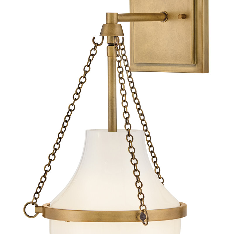 Hinkley Collins Medium Single Light Sconce, Heritage Brass
