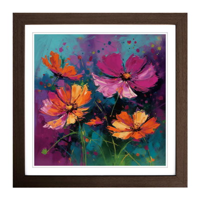 Cosmos Fauvism No.3 - Framed Print