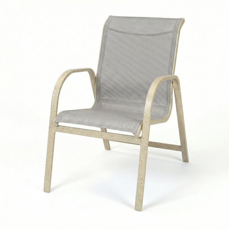 Arm Chair, Dove Gray Sling/Sandea