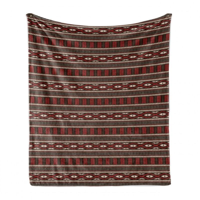 Hand Woven Throw Blanket, 60" W x 80" L