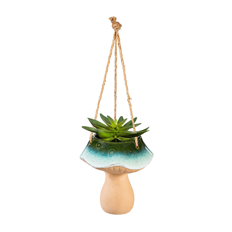 Pot à fleurs suspendu en céramique