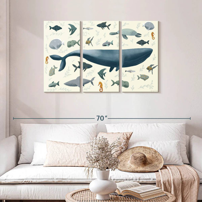 Brampt Sea Animals, 28" H x 45" W