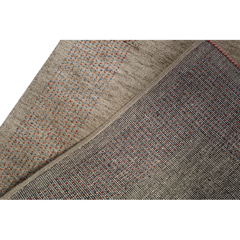 Tapis beige noué à la main de haute qualité