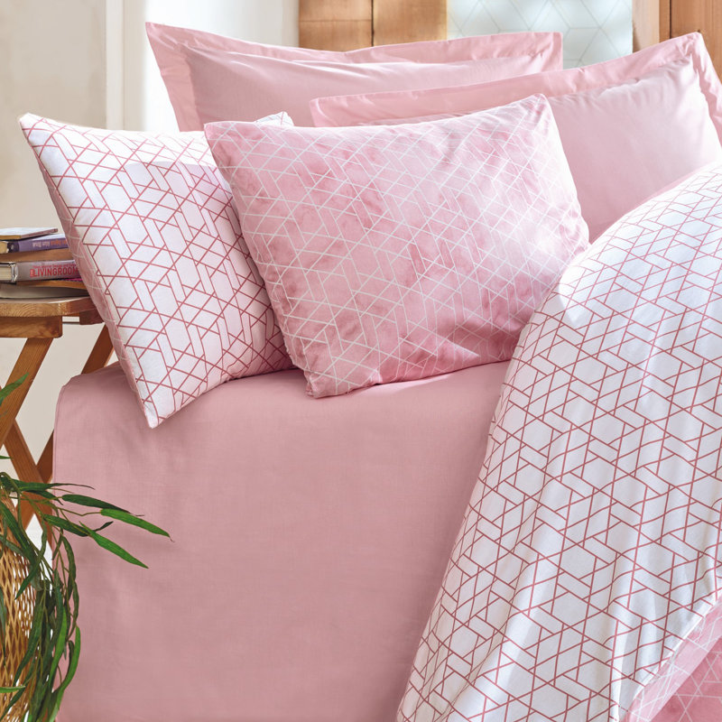 DUVET COVER Cotton Sateen Duvet Cover, Full Duvet Cover + 1 Sheet + 2 Pillow Cases