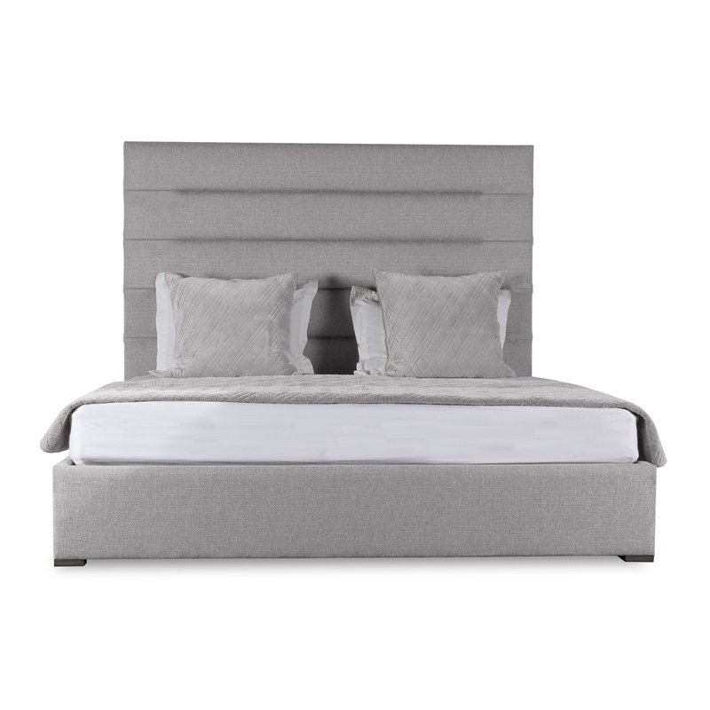 Dezyah Upholstered Standard Bed, California King, Sand