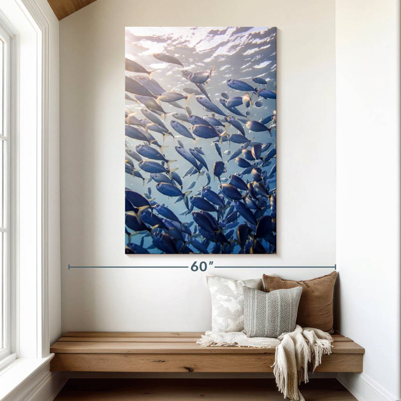 Brampt Curacao Fish, 51" H x 34" W