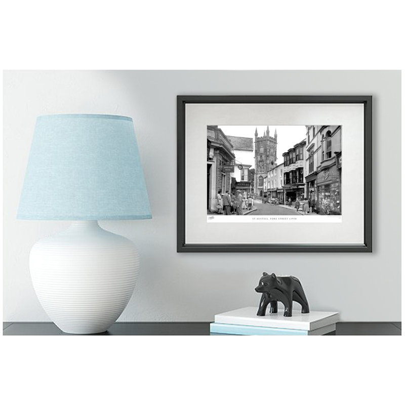 St Austell, Fore Street C1950 by Francis Frith - Single Picture Frame Print, 28cm H x 36cm W x 2.3cm D