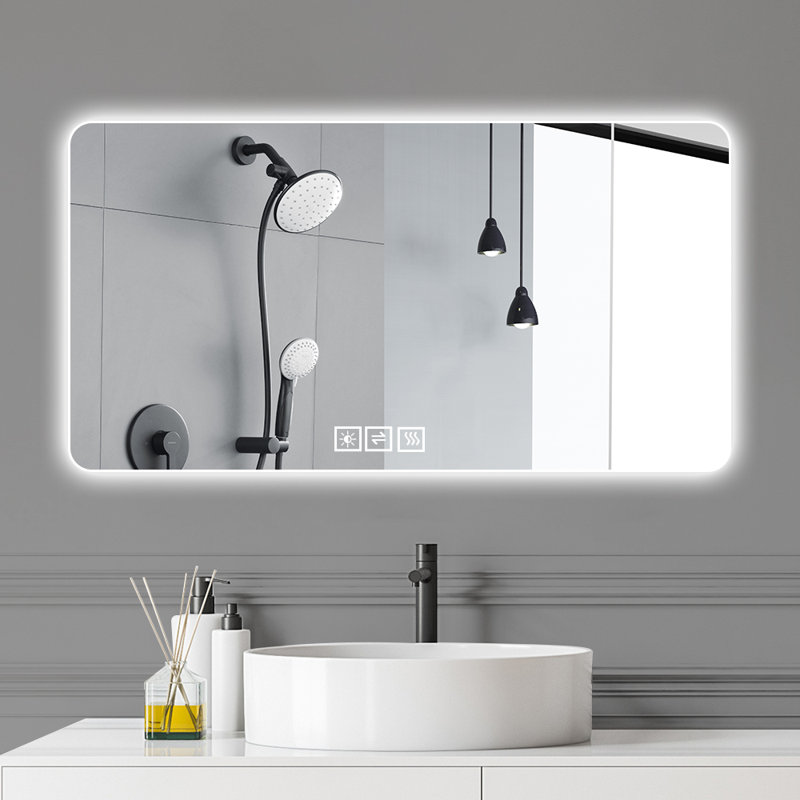 Rectangular Frameless  With Three Buttons