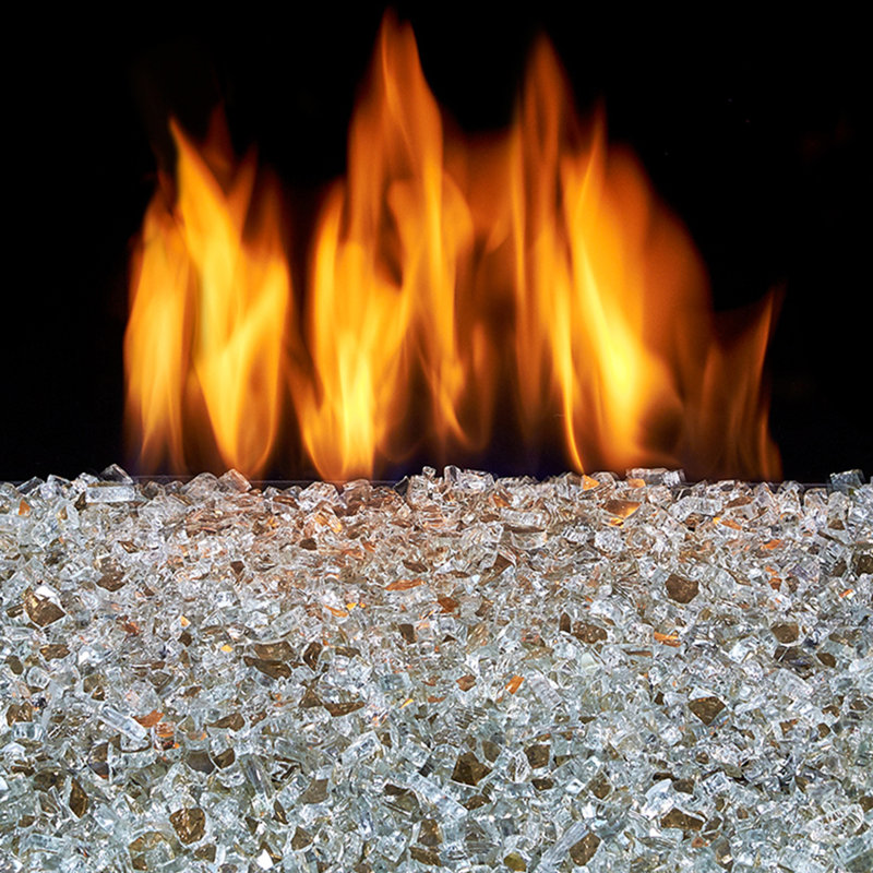 Duluth Forge Vented Fire Glass Burner Kit, Natural Gas, Match Light, 18"(Minimum Opening: 18"H x 28"FW x 28"BW x 12"D)