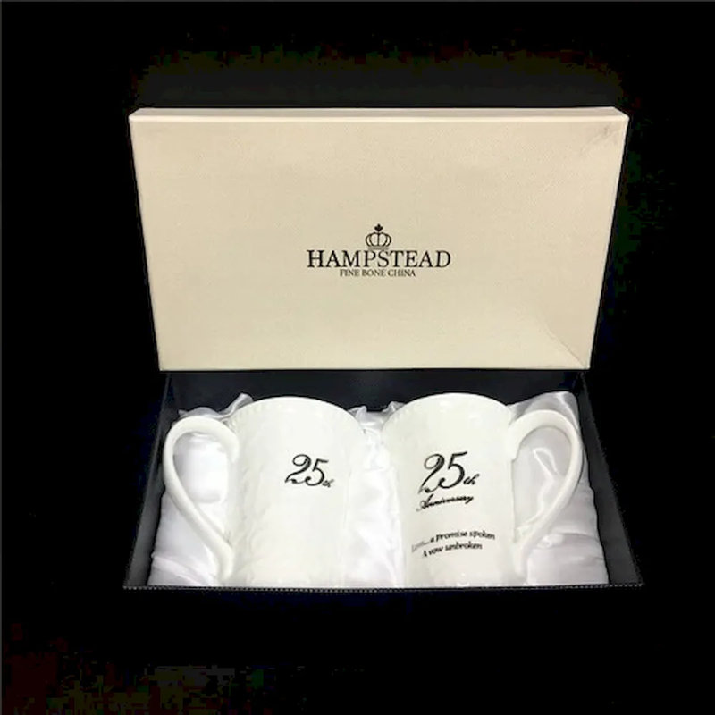 Ensemble de 2 tasses 25 Anniversary