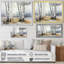«Silver Minimalisme Tree Birchs Breath II» sur toile-97042559-97042566