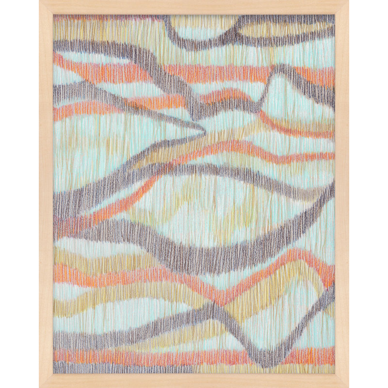Rhythm Painting by Jacques Pilon, Brown, 30" H x 24" W x 1.25" D