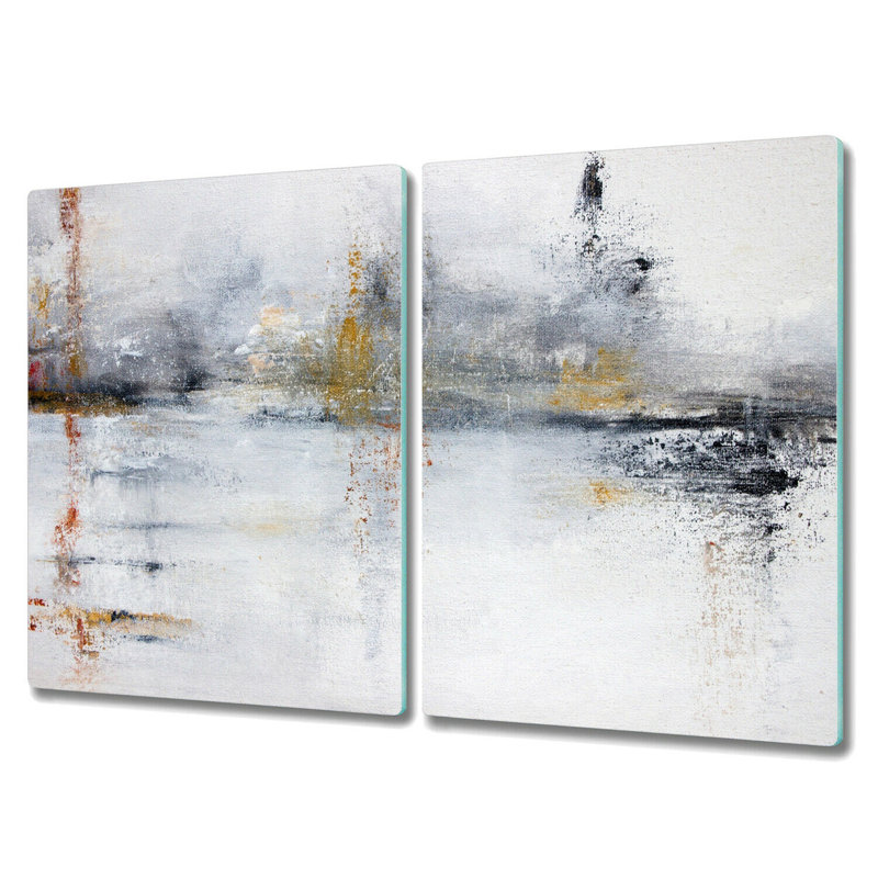 Brekke Tempered Glass Chopping Board, 52cm x 30cm