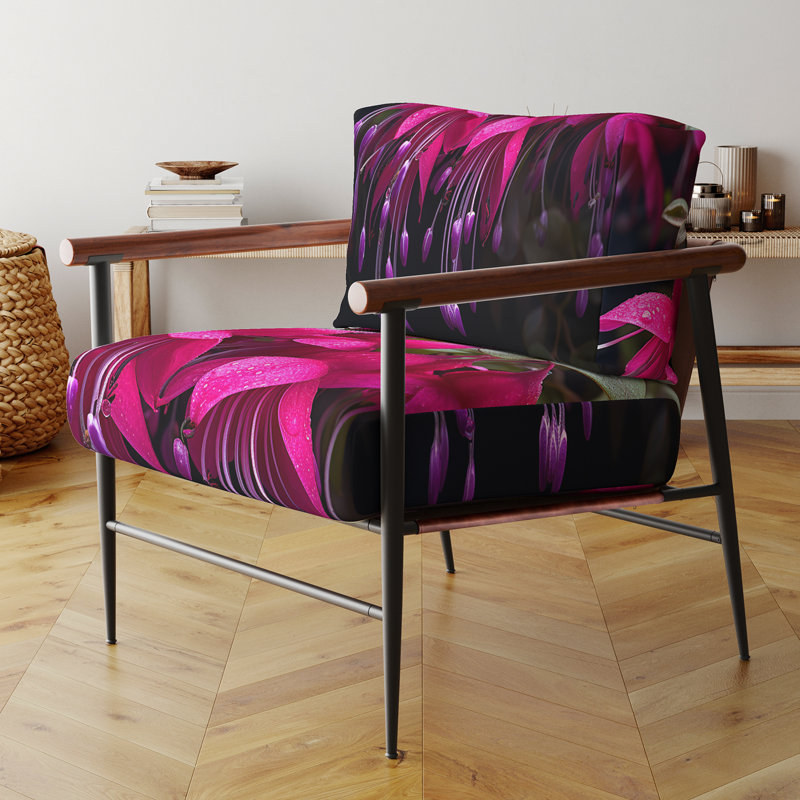 Fauteuil Fuchsia, Noir