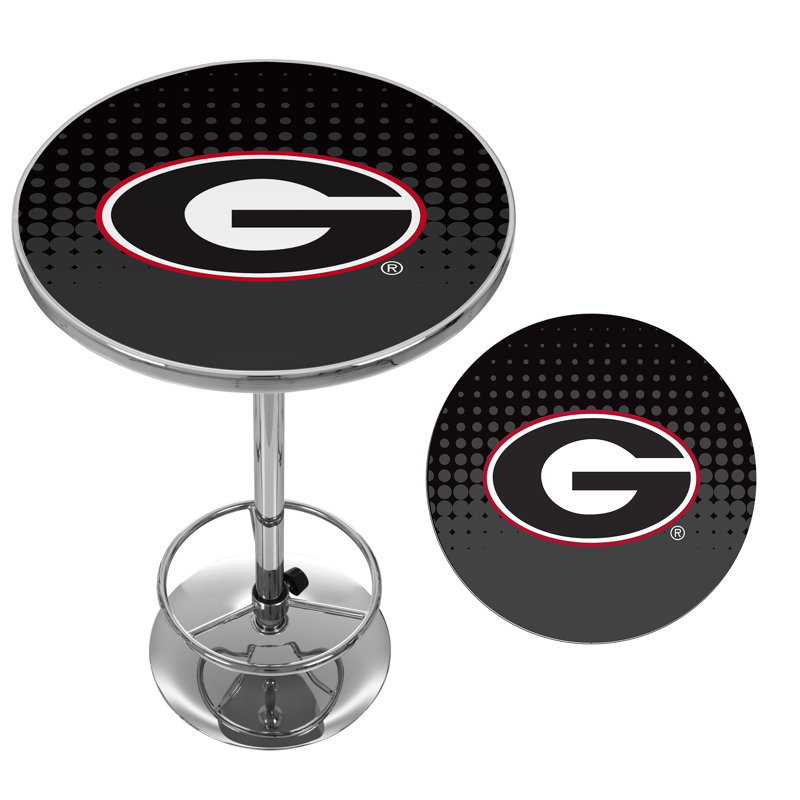 NCAA Round Metal Base Dining Table
