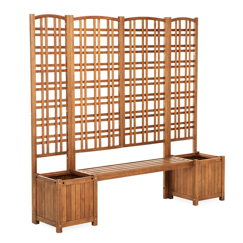 Auxane Powder Coated Steel Outdoor Bench