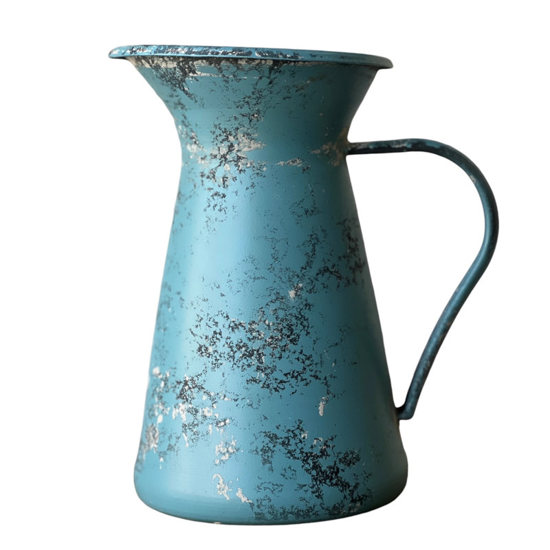 Pichet décoratif bleu