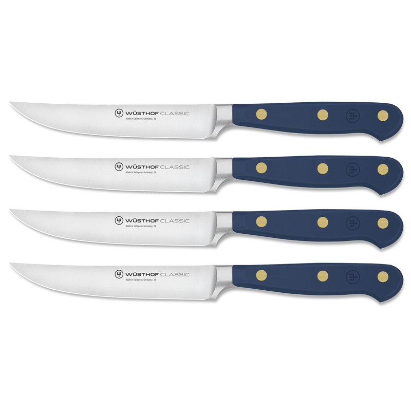 WÜSTHOF Classic Wild Blueberry 4-Piece Steak Knife Set