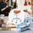 Saddle Stool with High-Density Sponge Cushion, Stable Structure, Easy Assembly, Brown-1068061845