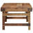 vidaXL Coffee Table Brown 43.31 x 21.65 x 15.75 in Solid Reclaim Wood