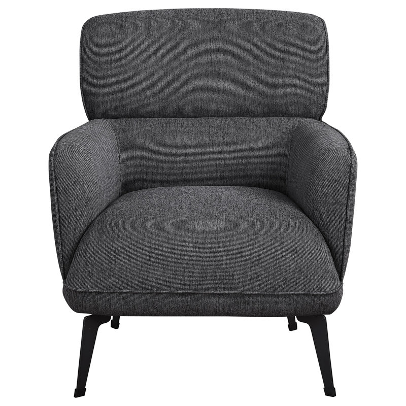 Joshual CAL117 Compliant 30.50'' Wide Armchair, Gray Chenille