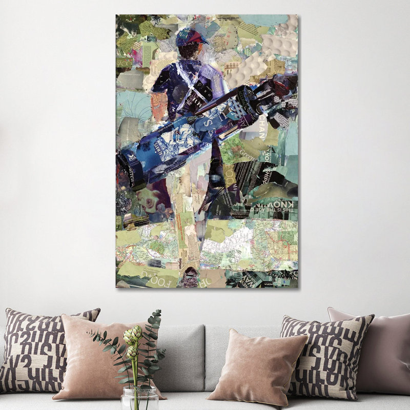 Princess Diana Portrait - Print on Canvas, 152.5 cm H x 101.5 cm W x 3.175 cm D, No Frame