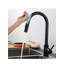 Robinet de cuisine extractible à poignée simple tactile