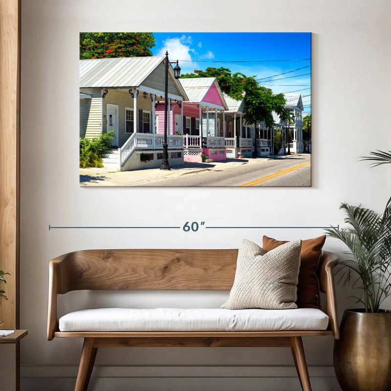 Key West Lilie - La maison rose, H 32 po x l 48 po
