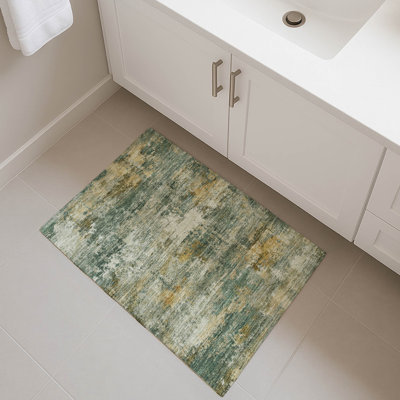 Tapis abstrait lavable à la machine de qualité supérieure Mayfield AMF2368