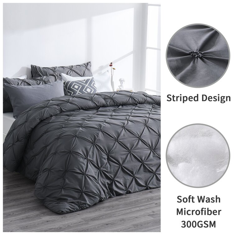 House of Hampton® Dasean Microfiber Percale Comforter Set & Reviews
