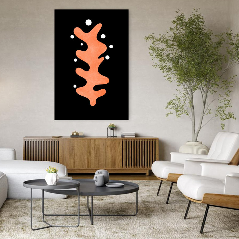 Art contemporain, art contemporain abstrait, H 48 po x l 32 po