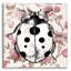 "Coccinelle, papier peint carré" par Dean Russo-267699156