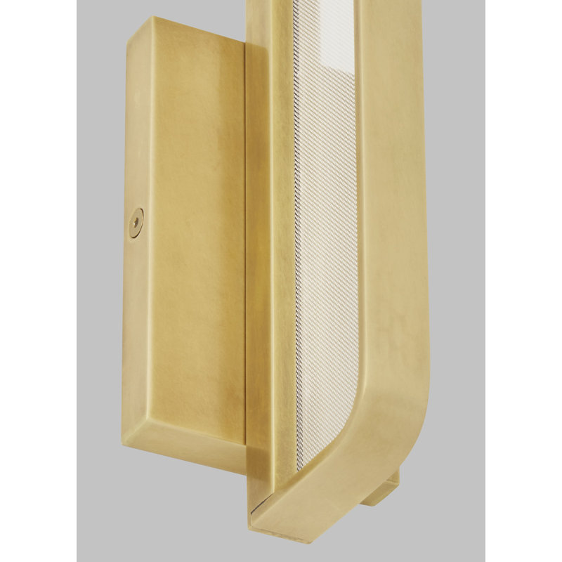 Banda 13 Wall/Bath, Natural Brass
