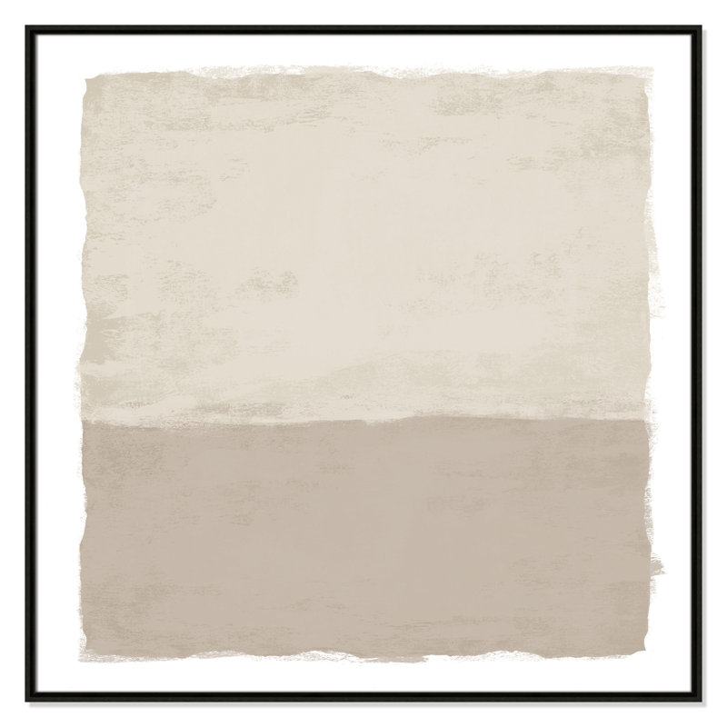 «Silent Sands II» par Natalie Carpentieri, Espresso, H 41,5 po x l 41,5 po