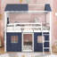 Lit plateforme double pleine grandeur, lit en bois massif de style maison de jeu compacte pour chambre d'enfant-1688585746-1688585748