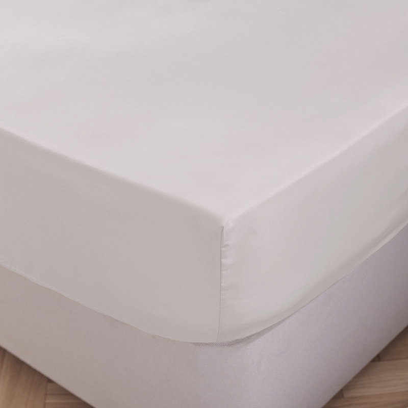 Silentnight Pure Cotton Fitted Sheet, Single (3'), Blush
