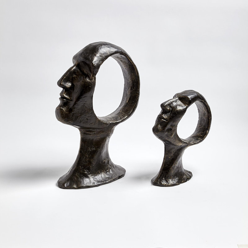 Hollow Head Woman, 18.25" H x 13" W x 6" D