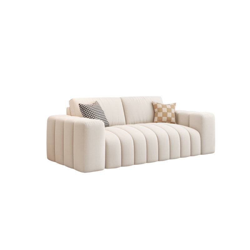 Canapé droit moderne, H 26,37 po x l 82,67 po x P 35,43 po