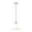 Luminaire suspendu en nickel brossé 1 lumière Ohlson-1340429144