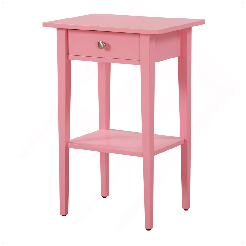 Charmante table de chevet contemporaine au design moderne, parfaite pour ajouter une touche de couleur et de style à votre chambre à coucher.