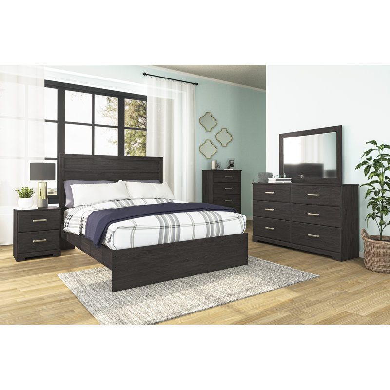 Eria Panel Bed, Queen