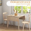 Olujimi 110cm Solid Wood Rectangular Folding Table-1440477472
