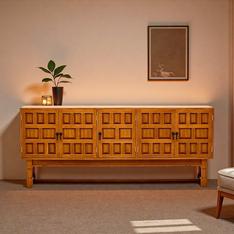 Retro Art Style Sideboard