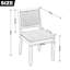 Chaises de salle à manger en rotin de style campagnard moderne Amando-1996050051