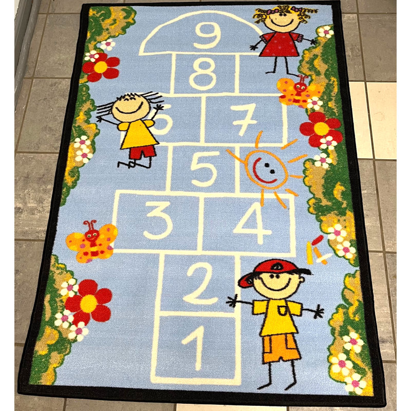 Tapis pour enfant Fun Time, Rectangle 3 pi x 5 pi